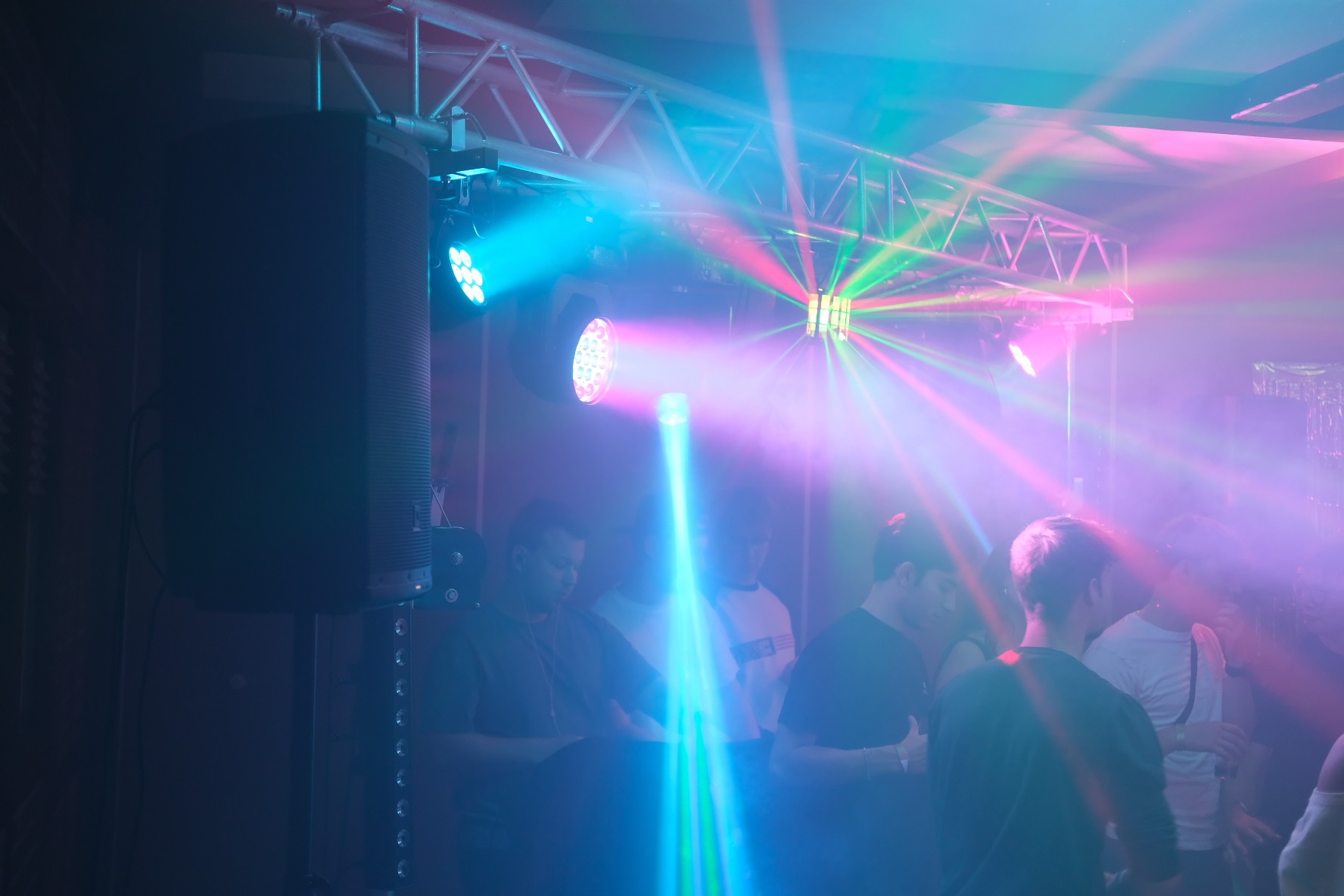 Lichtshow im Veranstaltungsraum